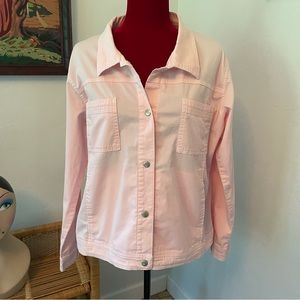 Wild Palms Lightweight Jacket Pastel Pink Size XL